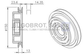 Embragues 52-46520 - EMBRAGUE TM 13-16 SELTEC COMPRESOR SELTEC / QUE