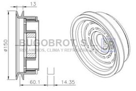 Embragues 52-46712 - EMBRAGUE QUE / SELTEC 13-15-16 A1 3EQ 12V