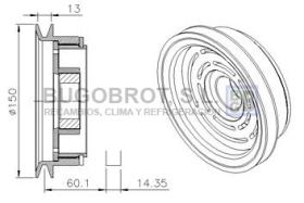 Embragues 52-46724 - EMBRAGUE QUE / SELTEC 13-15-16 A1 3EQ 12V