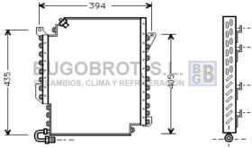 Condensador 62-AI5135 - CONDENSADOR 2.2 E - 20V. TURBO/ 2.3 E - 10V. R 134 AUDI 80 I