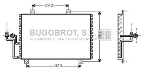 Condensador 62-AL5062 - CONDENSADOR 2.0 I - 16V./2.0 I - 16V. TURBO/R 134 DIESEL FIA