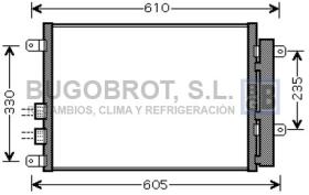 Condensador 62-AL5109 - CONDENSADOR 2.4 JTD/2.4 JTDM ALFA ROMEO 166