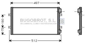 Condensador 62-AU5142 - CONDENSADOR 2.0 TD/2.0 TI / TURBO ROVER 600 SERIE