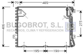 Condensador 62-BW5182 - CONDENSADOR BMW 5 SERIE E28