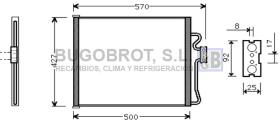Condensador 62-BW5192 - CONDENSADOR 2.5 TD BMW 5 SERIE E39