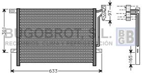 Condensador 62-BW5203 - CONDENSADOR PETROL BMW 3 SERIE E46