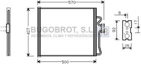 Condensador 62-BW5214 - CONDENSADOR 3.0 I V8./4.0 I V8/5.4 I V12 BMW 7 SERIE E38