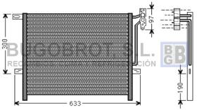 Condensador 62-BW5369 - CONDENSADOR 2.0 I - 16V./2.5 I - 24V./3.0 I - 24V. BMW X3 SE