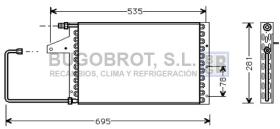 Condensador 62-CN5097 - CONDENSADOR R 12 CITROEN AX II