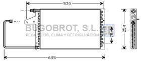 Condensador 62-CN5098 - CONDENSADOR ALL CITROEN AX I