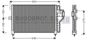 Condensador 62-CR5013 - CONDENSADOR CHRYSLER / JEEP E CLASS/GTS/LE BARON/MASSERATI