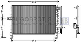 Condensador 62-CR5014 - CONDENSADOR SEDAN CHRYSLER / JEEP LE BARON