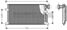 Condensador 62-CR5020 - CONDENSADOR MINI VAN/2.5/3.0/3.3 CHRYSLER / JEEP TOWN & COUN