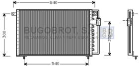 Condensador 62-CR5036 - CONDENSADOR COUPE/CONVERTIBLE/TC CHRYSLER / JEEP LE BARON/MA