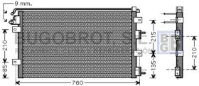 Condensador 62-CR5078 - CONDENSADOR 2.0 I - 16V./2.7 I - 24V. CHRYSLER / JEEP SEBRIN