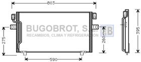 Condensador 62-DN5160 - CONDENSADOR NISSAN MAXIMA QX