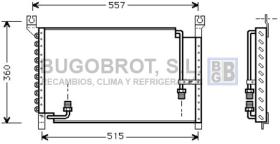 Condensador 62-DN5167 - CONDENSADOR 3.0 TURBO NISSAN 300 ZX