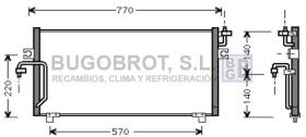 Condensador 62-DN5193 - CONDENSADOR ALLE NISSAN PRIMERA W11