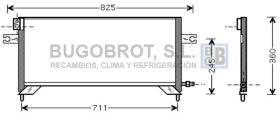 Condensador 62-DN5204 - CONDENSADOR 2.4 I - 12V./2.4 I - 16V./2.5 TD NISSAN KING CAB