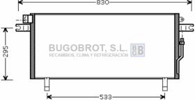 Condensador 62-DN5268 - CONDENSADOR 3.3 I - 12V. NISSAN PATHFINDER R50