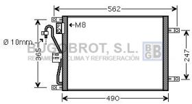 Condensador 62-DN5351 - CONDENSADOR NISSAN MICRA