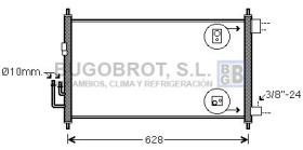 Condensador 62-DN5372 - CONDENSADOR NISSAN NV200