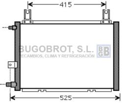 Condensador 62-DU5060 - CONDENSADOR 1.3 I - 16V. DAIHATSU TERIOS