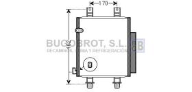 Condensador 62-DU5072 - CONDENSADOR DAIHATSU CUORE