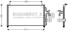 Condensador 62-DW5013 - CONDENSADOR 2.0 I - 16V. CHEVROLET (EUR) LEGANZA