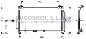 Condensador 62-DW5028 - CONDENSADOR CHEVROLET MATIZ