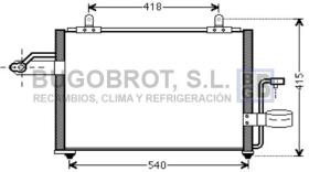 Condensador 62-DW5084 - CONDENSADOR CHEVROLET TACUMA