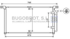 Condensador 62-DW5113 - CONDENSADOR SSANYONG KORANDO RX230