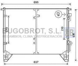 Condensador 62-DW5116 - CONDENSADOR SSANYONG REXTON RX320