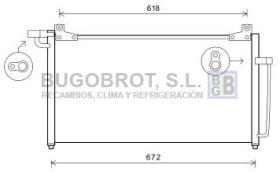 Condensador 62-DW5126 - CONDENSADOR SSANYONG KORANDO RX320