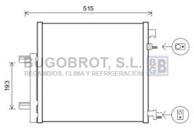 Condensador 62-DW5140 - CONDENSADOR CHEVROLET SPARK