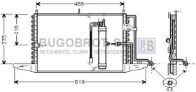 Condensador 62-FD5126 - CONDENSADOR 1.1/2.0/2.0 I/2.4 I V6/2.5 DIESEL/2.8 I V6/2.9 I