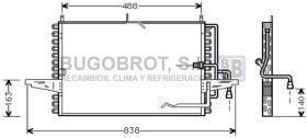 Condensador 62-FD5213 - CONDENSADOR 2.0 I - 8V. FORD SIERRA III