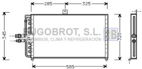 Condensador 62-FD5234 - CONDENSADOR FORD ESCORT III