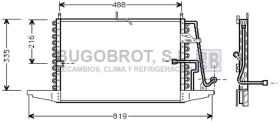 Condensador 62-FD5239 - CONDENSADOR 2.4 I V6/2.5 TD/2.9 I - 12V./2.9 I - 24V. FORD S