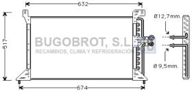 Condensador 62-FD5243 - CONDENSADOR FORD AEROSTAR