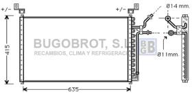 Condensador 62-FD5245 - CONDENSADOR FORD TAURUS I