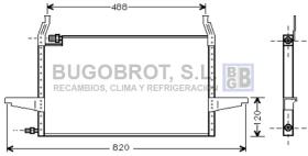 Condensador 62-FD5249 - CONDENSADOR EXPORT TAIWAN FORD SIERRA III