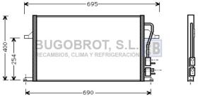 Condensador 62-FD5259 - CONDENSADOR 1.8 I - 16V./1.8 TD/2.0 I - 16V./2.5 I - 24V. FO