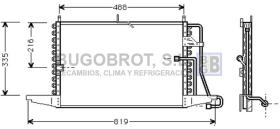 Condensador 62-FD5298 - CONDENSADOR 2.5 TD FORD SCORPIO I