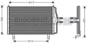 Condensador 62-FD5301 - CONDENSADOR FORD TEMPO