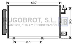 Condensador 62-FD5439 - CONDENSADOR 1.25 I - 16V./1.4 I - 16V./1.4 TDCI/1.6 I - 16V.