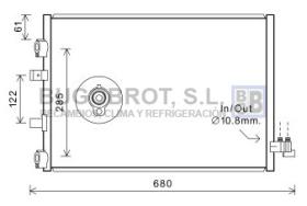 Condensador 62-FD5484 - CONDENSADOR FORD C MAX