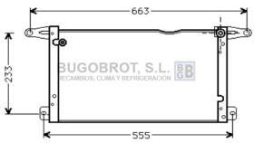 Condensador 62-FT5154 - CONDENSADOR 70 SX FIAT UNO