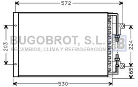 Condensador 62-FT5155 - CONDENSADOR 1.6 TURBO LANCIA DELTA I/THEMA II