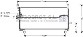 Condensador 62-FT5171 - CONDENSADOR 1.7 DIESEL/1.7 TD FIAT PUNTO I